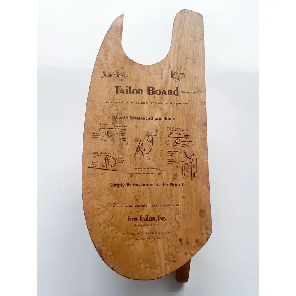Vintage June Tailor Inc Tailor Board Seamstress Folding Pressing Board